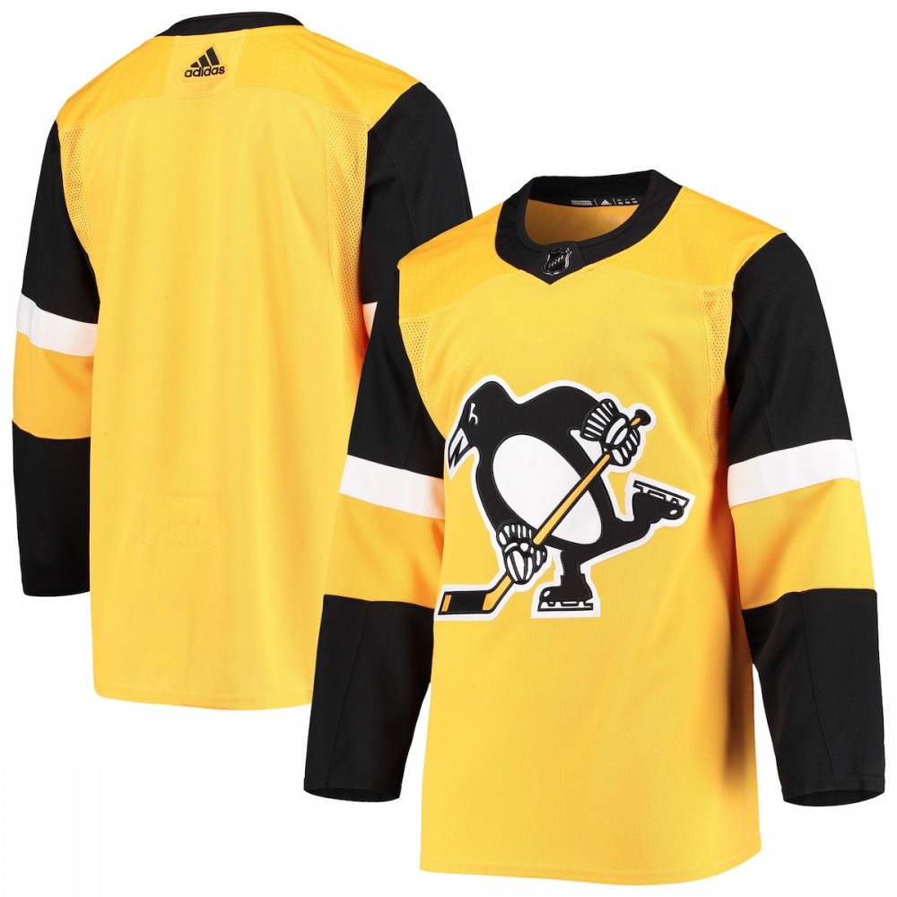 Pittsburgh Penguins adidas Alternate Authentic Team Jersey - Gold-Pro Kit Vault | Brand New 26/27 Sports Jerseys